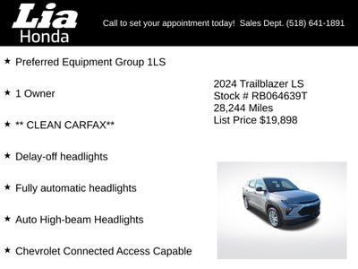 2024 Chevrolet TrailBlazer LS