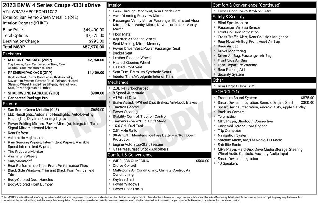 2023 BMW 4 Series 430i xDrive
