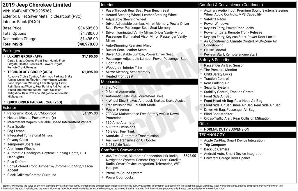 2019 Jeep Cherokee Limited