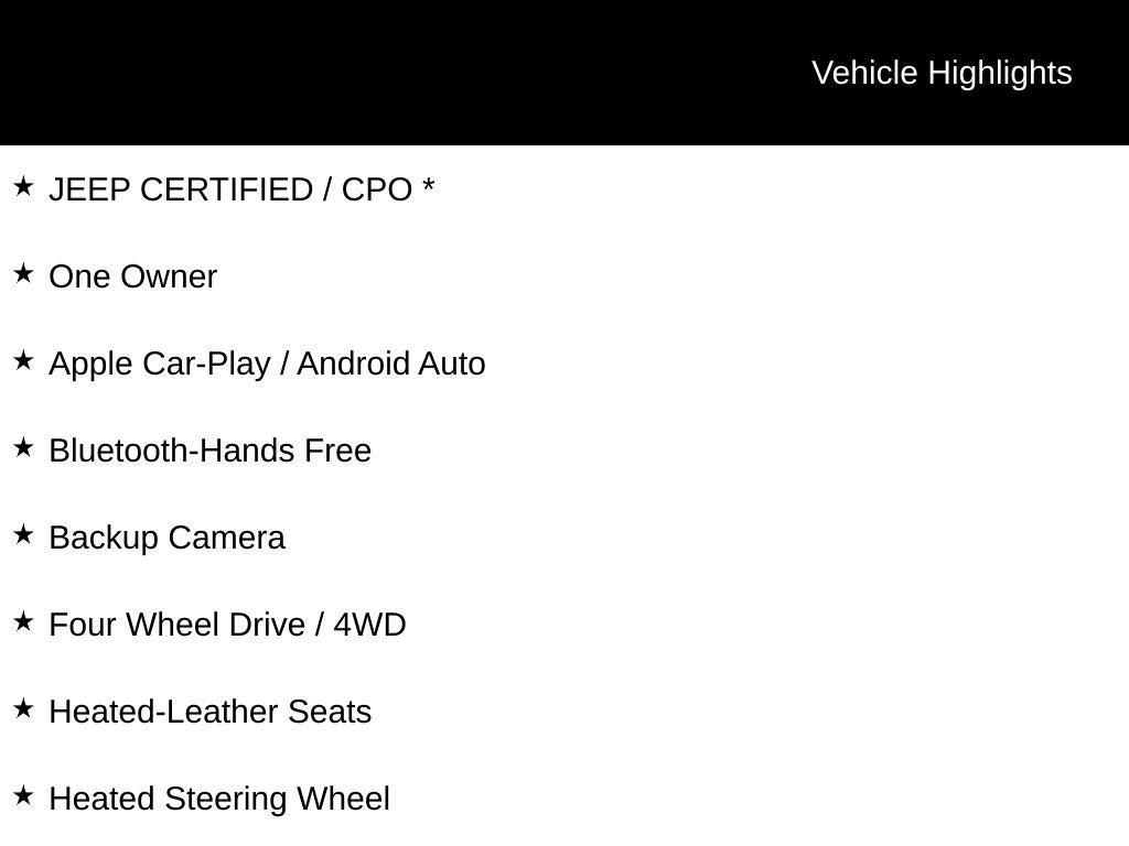 2019 Jeep Cherokee Overland