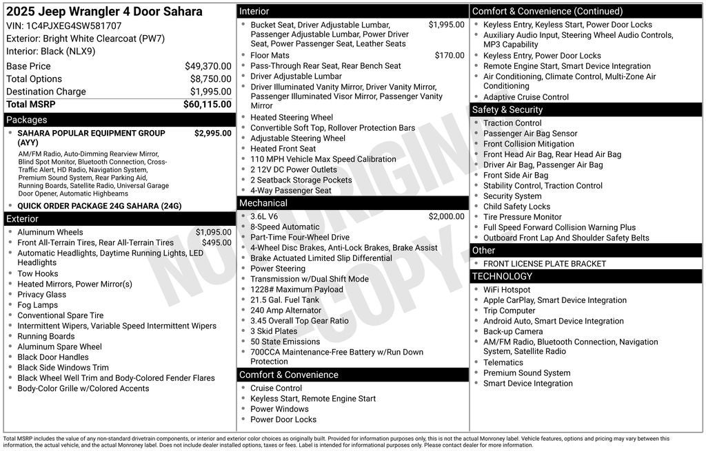 2025 Jeep Wrangler Sahara