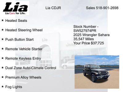 2025 Jeep Wrangler Sahara