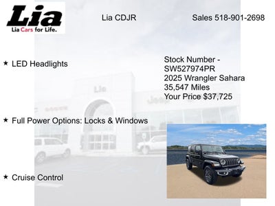 2025 Jeep Wrangler Sahara