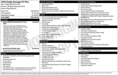 2026 Dodge Durango GT Plus