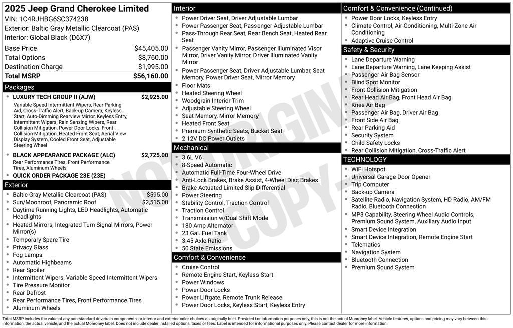 2025 Jeep Grand Cherokee Limited