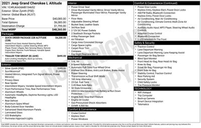 2021 Jeep Grand Cherokee L Altitude