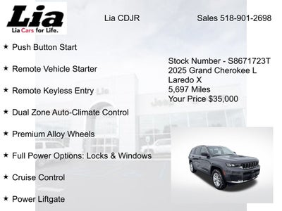 2025 Jeep Grand Cherokee L Laredo