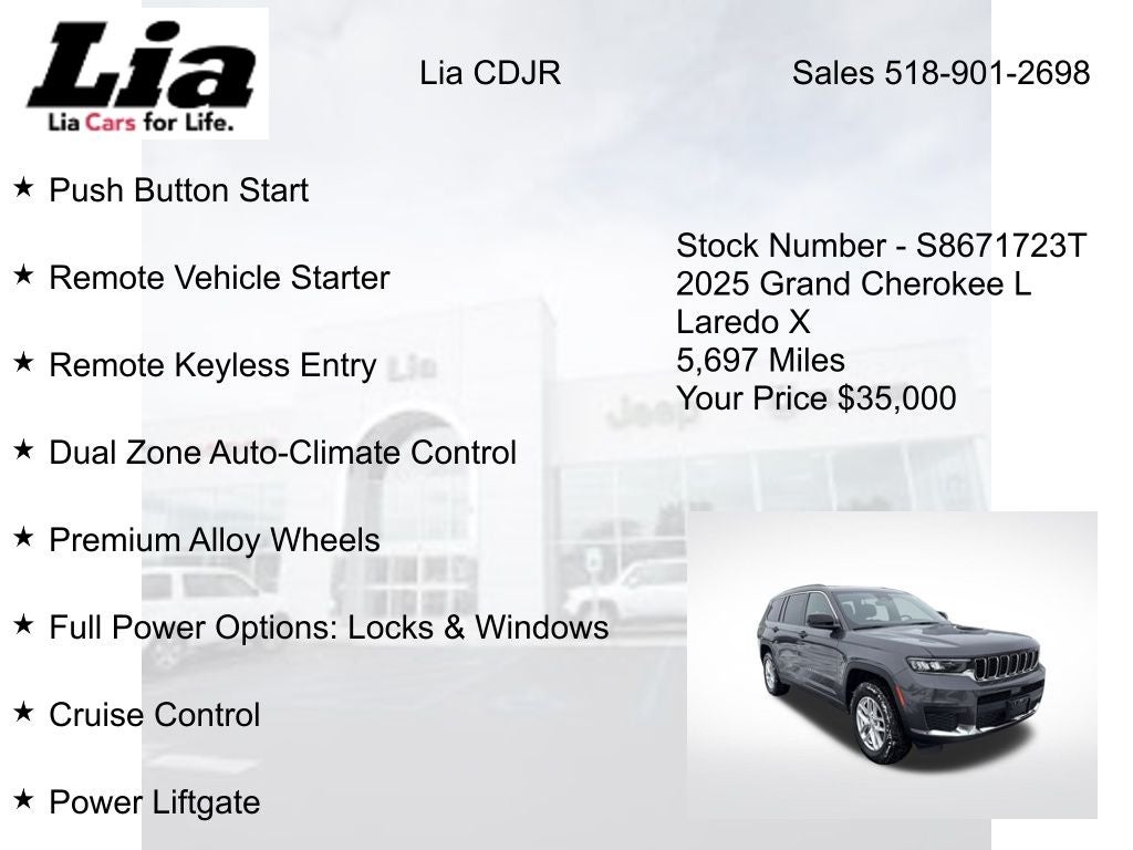 2025 Jeep Grand Cherokee L Laredo
