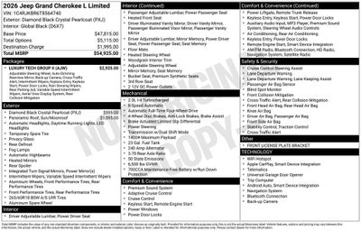 2026 Jeep Grand Cherokee L Limited