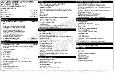 2026 Dodge Durango GT Plus HEMI V8