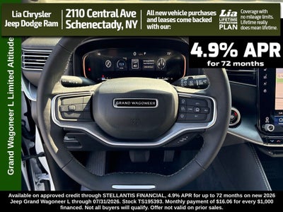 2026 Jeep Grand Wagoneer L Limited Altitude