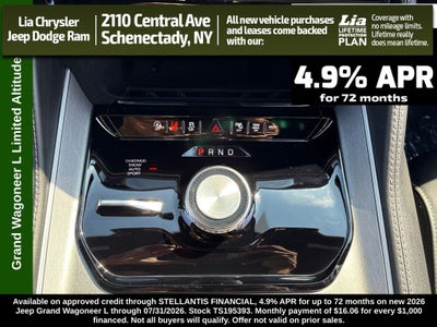 2026 Jeep Grand Wagoneer L Limited Altitude