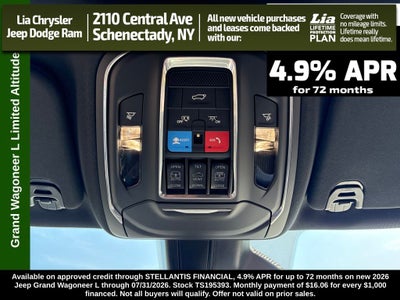 2026 Jeep Grand Wagoneer L Limited Altitude