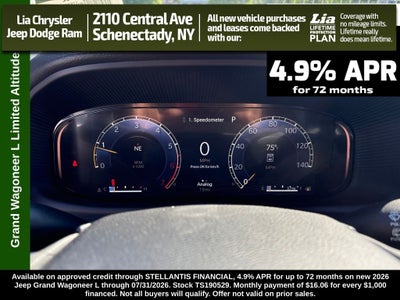 2026 Jeep Grand Wagoneer L Limited Altitude