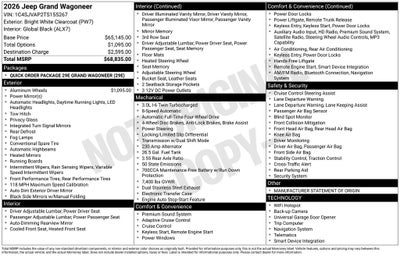 2026 Jeep Grand Wagoneer Base