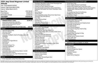 2026 Jeep Grand Wagoneer Base