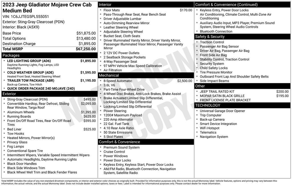 2023 Jeep Gladiator Mojave