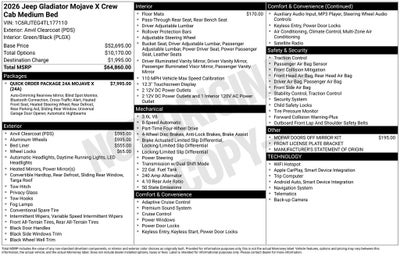 2026 Jeep Gladiator Mojave