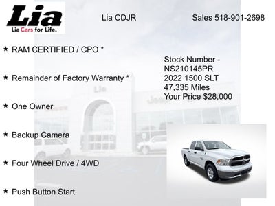 2022 RAM 1500 Classic SLT