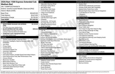 2026 RAM 1500 Express 4D Quad Cab