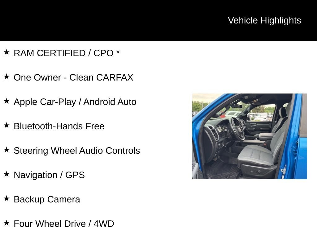 2021 RAM 1500 Big Horn/Lone Star 4D Crew Cab