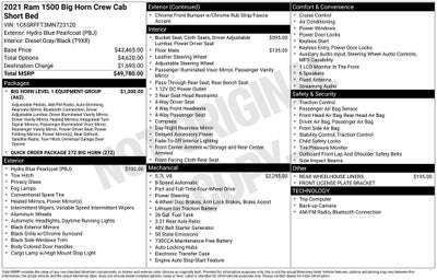 2021 RAM 1500 Big Horn/Lone Star 4D Crew Cab