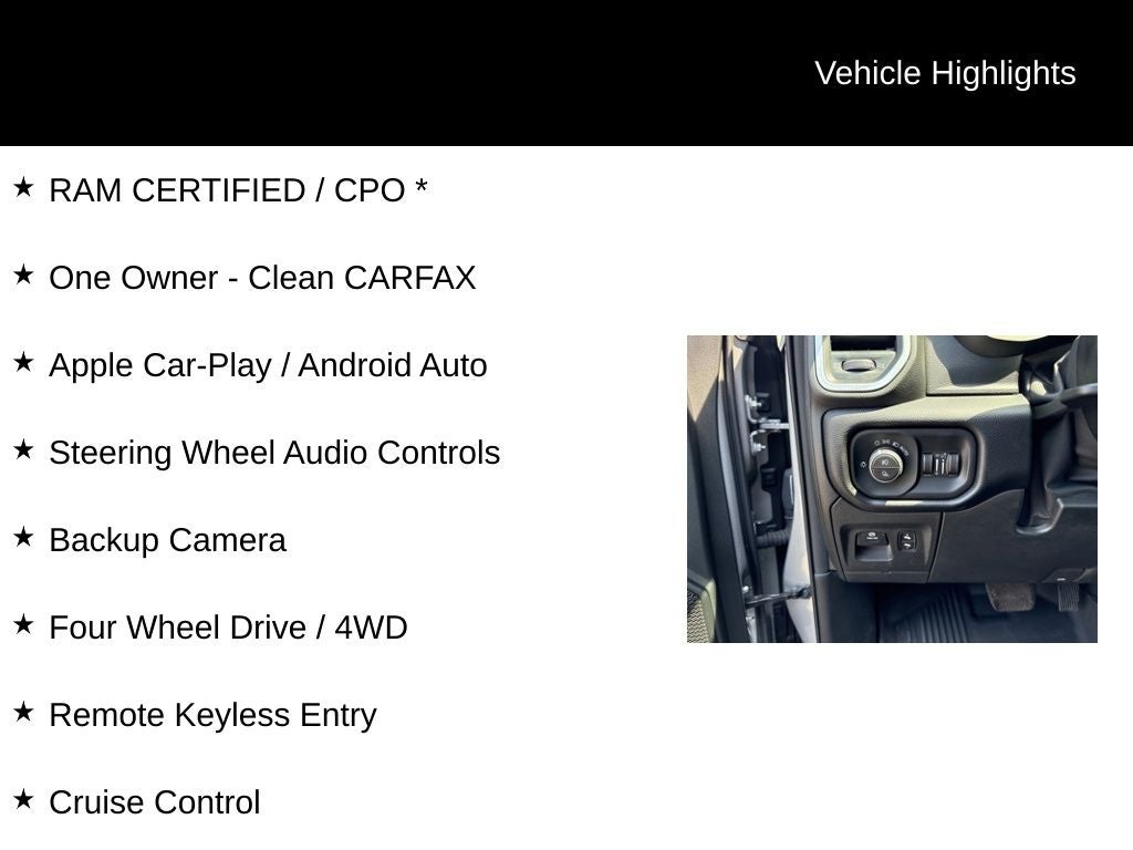 2019 RAM 1500 Big Horn/Lone Star 4D Crew Cab