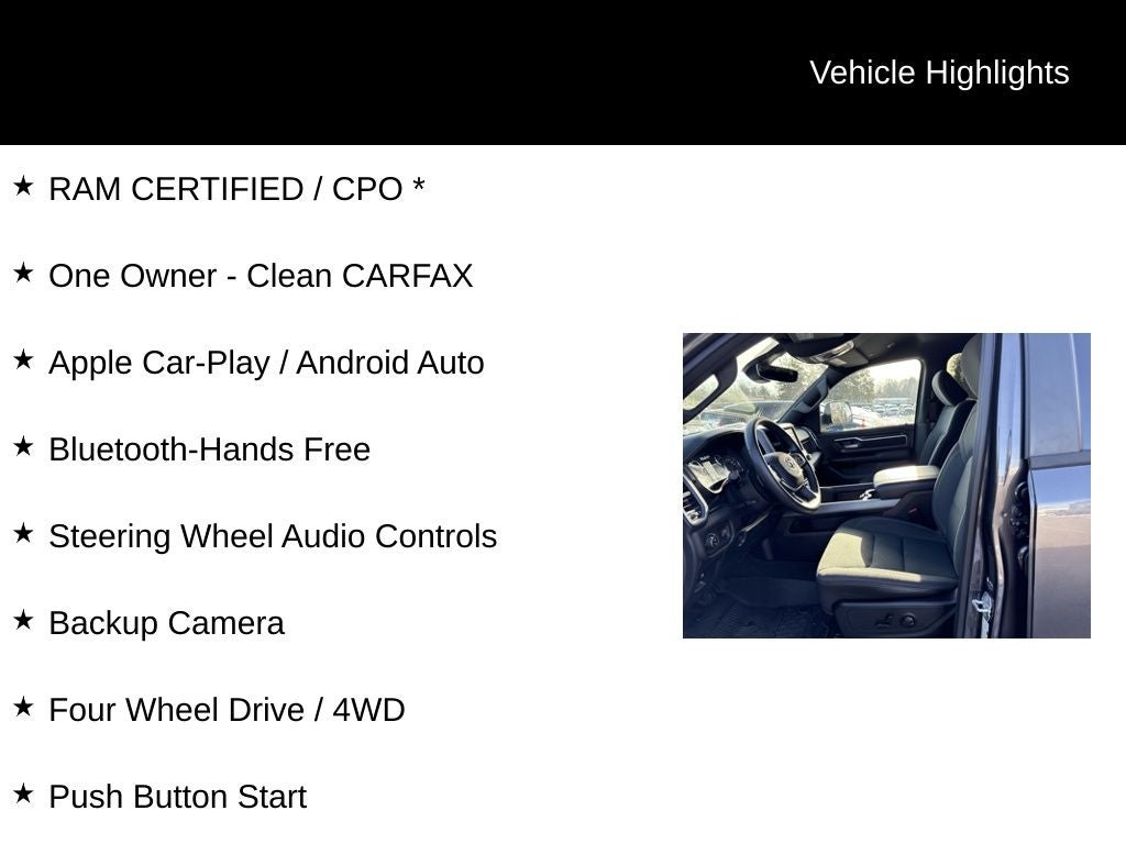2023 RAM 1500 Big Horn/Lone Star 4D Crew Cab