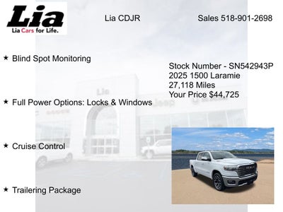 2025 RAM 1500 Laramie 4D Crew Cab
