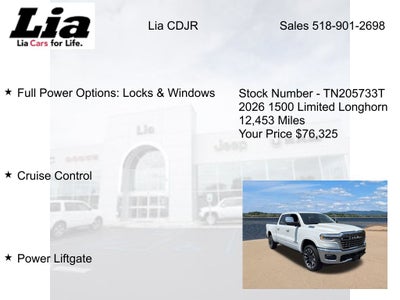 2026 RAM 1500 Limited 4D Crew Cab