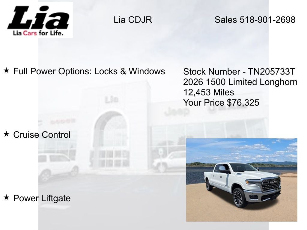 2026 RAM 1500 Limited 4D Crew Cab
