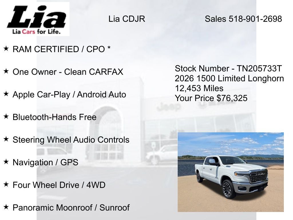 2026 RAM 1500 Limited 4D Crew Cab