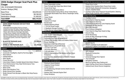 2026 Dodge Charger R/T Scat Pack