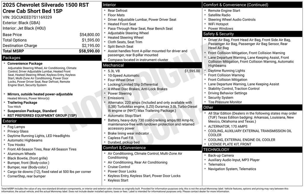 2025 Chevrolet Silverado 1500 RST