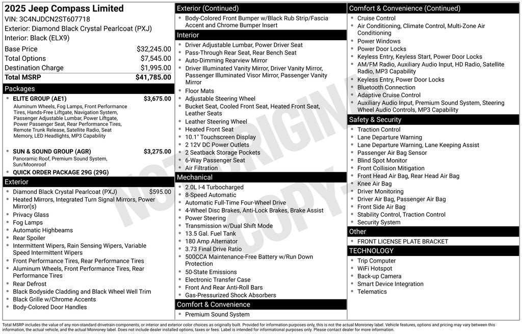 2025 Jeep Compass Limited