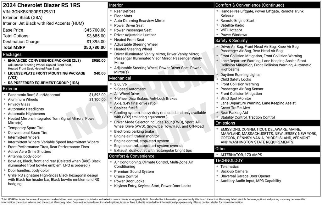 2024 Chevrolet Blazer RS