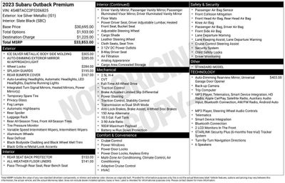 2023 Subaru Outback Premium