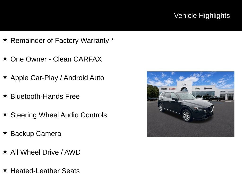 2025 Mazda Mazda CX-5 2.5 S Select Package
