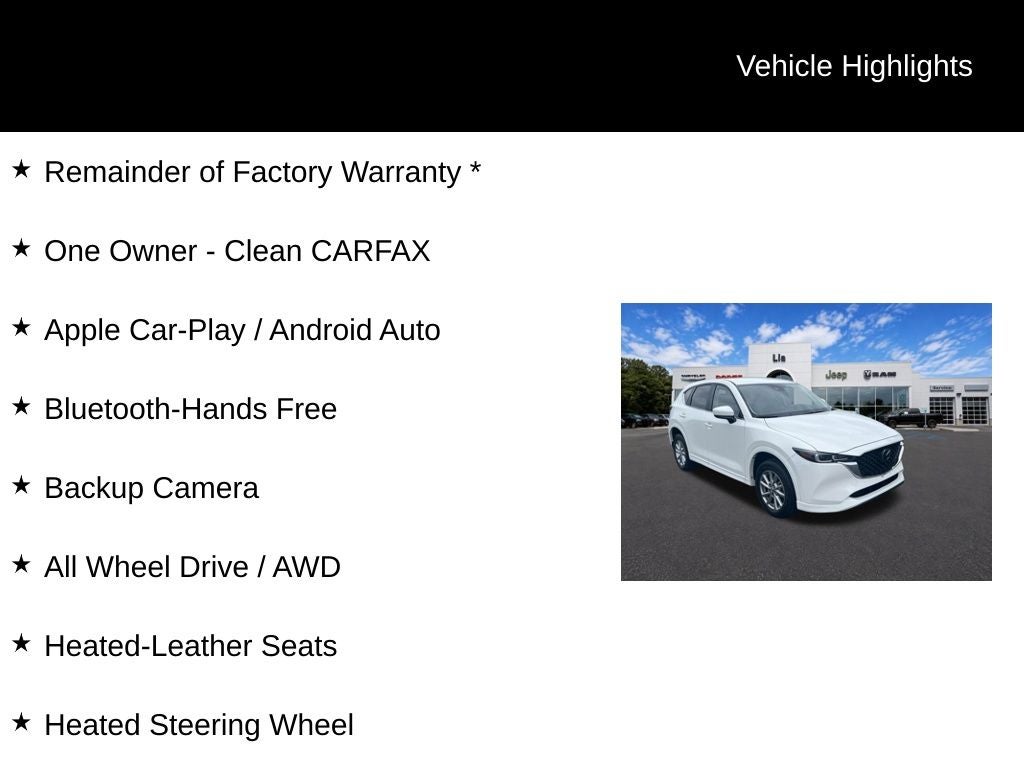 2025 Mazda Mazda CX-5 2.5 S Select Package