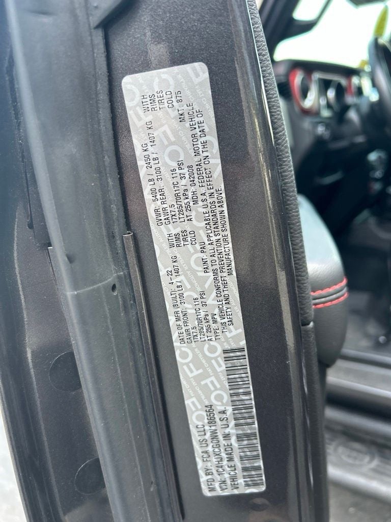 2022 Jeep Wrangler Rubicon