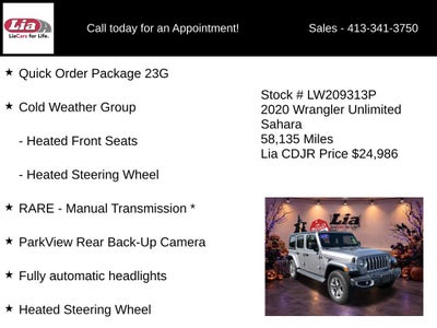 2020 Jeep Wrangler Unlimited Sahara