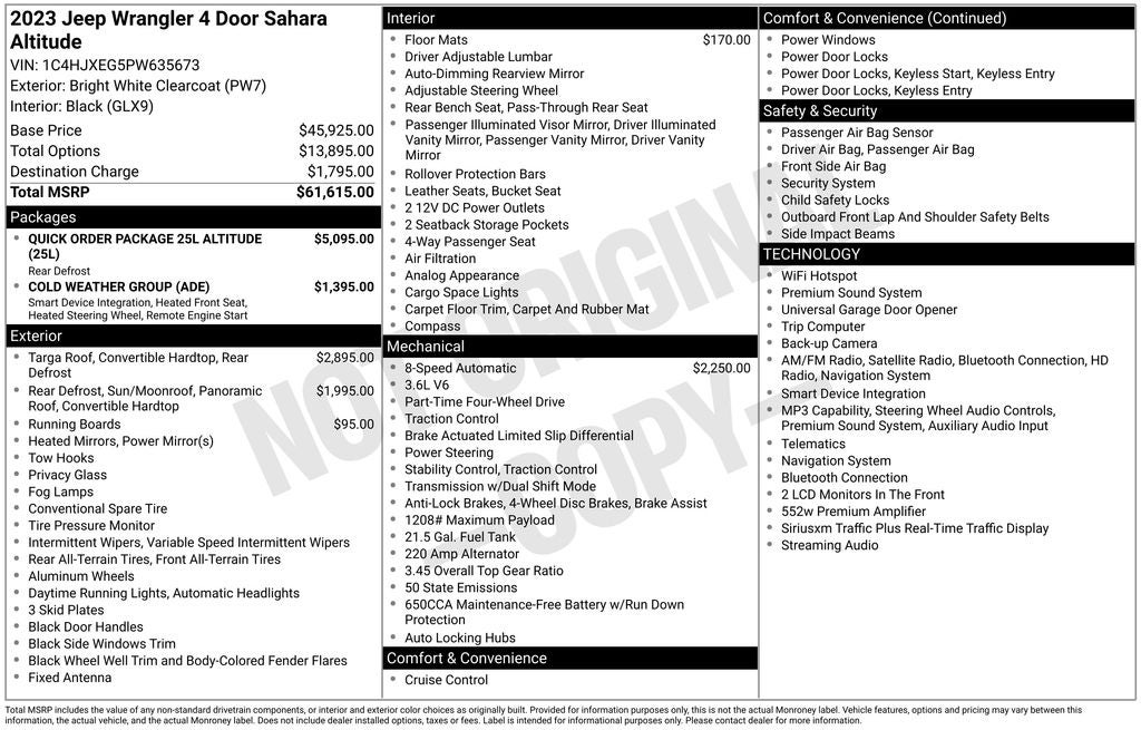 2023 Jeep Wrangler Altitude