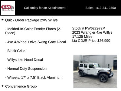 2023 Jeep Wrangler Willys 4xe