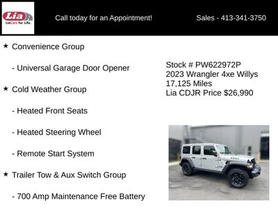 2023 Jeep Wrangler Willys 4xe