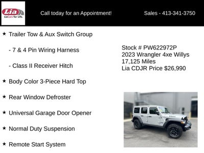 2023 Jeep Wrangler Willys 4xe