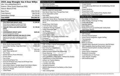 2023 Jeep Wrangler Willys 4xe