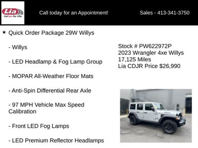 2023 Jeep Wrangler Willys 4xe