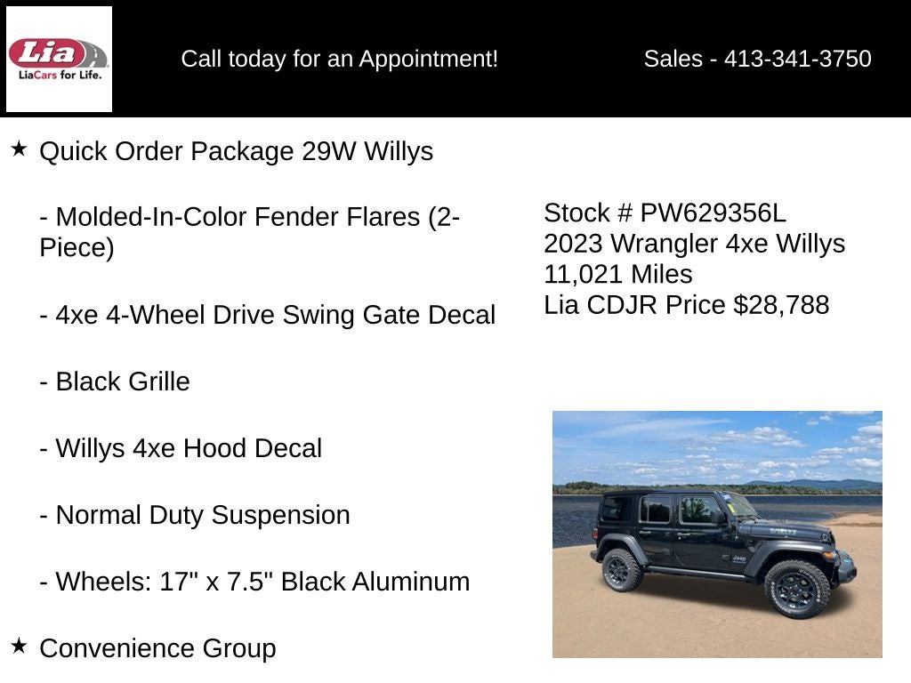 2023 Jeep Wrangler Willys 4xe