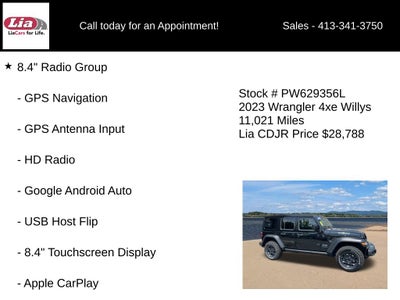 2023 Jeep Wrangler Willys 4xe