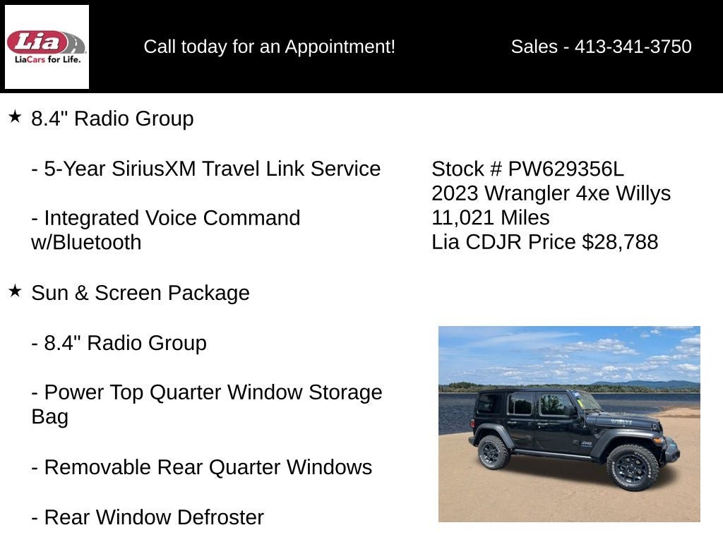 2023 Jeep Wrangler Willys 4xe